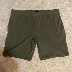 Green Oakley shorts